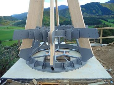 Dome Foundation with Lower Crown & 6 Center Beams  (26.10.2013)